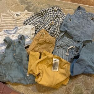 Summer boy bundle! 9 pieces, around 6 months